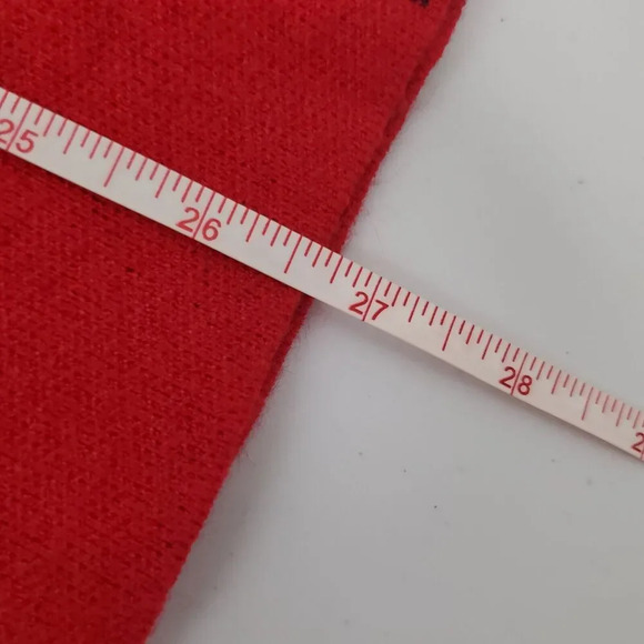 Women's TAHARI Sweater Black Red Windowpane Plaid Cuffed Sleeve SZ 1X Plus - Picture 7 of 9